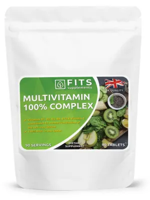 Produktbild von Multivitamin 100 % Complex 90 Tabletten