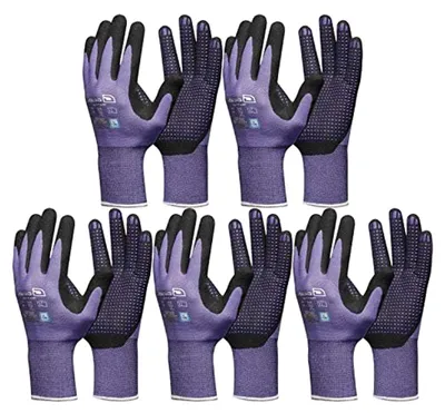 Produktbild von Arbeitshandschuh Gebol Handschuhe Multi Flex Lady lila Größe 7 (S) | 5 Paar