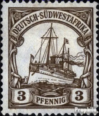 Produktbild von Briefmarken Deutsch-Südwestafrika 1907 Mi 24 postfrisch Schiff Kaiseryacht Hohenzollern