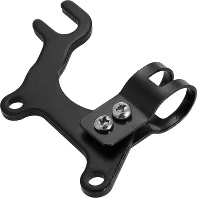 Produktbild von Einstellbarer Fahrradrad MTB Scheibenbremshalterung Rahmenadapter Montagehalter Schwarz 22mm