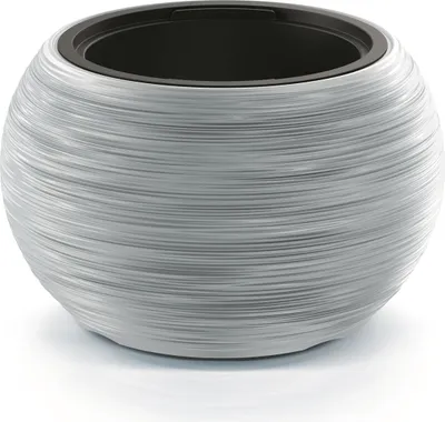 Produktbild von Prosperplast Furu Bowl Blumentopf für Innen- und Außenbereich UV-Beständig Rund Kunststoff Ø 435mm Hellgrau
