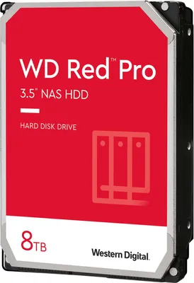 Produktbild von WD Red Pro 8TB interne Festplatte SATA III 256MB Cache 3,5' 24x7 7200U/min NAS WD8003FFBX