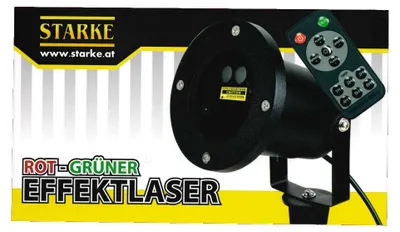 Produktbild von STARKE Rot-Grüner Beleuchtung Effektlaser Garten Balkon Party Weihnachten