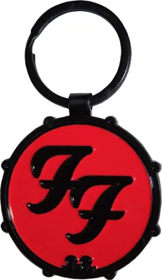 Produktbild von Foo Fighters - Schlüsselanhänger Zweiseitig RO13940 (Einheitsgröße) (Schwarz/Rot)