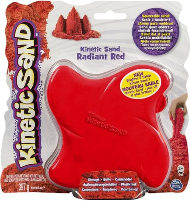 Produktbild von Spin Master - Kinetic Sand magischer kinetisch Spielsand für Kinder ab 3 Jahren rot