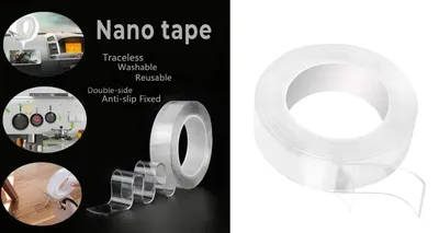 Immagine prodotto di Set di 4 rotoli di nastro biadesivo (larghezza: 30 mm, lunghezza: 8 m)