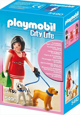 Immagine prodotto di PLAYMOBIL City Life 5490 Donna con cagnolino, dai 5 anni in su