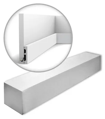 Immagine prodotto di Modanature per pavimenti Orac Decor AXXENT SX157-RAL9003-box 1 cartone con 39 modanature decorative 78 m