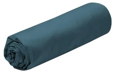Produktbild von Blaue Baumwoll-Spannbettlaken, ELYSEE