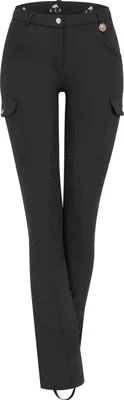 Produktbild von ELT Micro Jodhpur Cargo Silikon Vollgrip Reithose Damen
