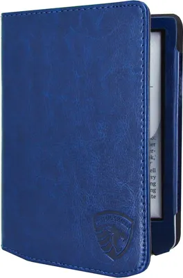 Produktbild von Dutch Shield - Luxe Case Hülle für das Pocketbook Verse Ebook - Klapphülle Ereader Schutzhülle Cover Blau