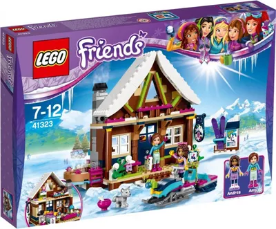 Obrázek produktu pro LEGO Friends Snow Resort Chalet, Sada na stavění, 7 rok/roky, 402 kusů, 720 g