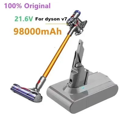 Produktbild von Ersatzakku - V7 kabelloser Staubsauger - Li-Ion 21,6 V - 9800 mAh Hochkapazität - Ersatzbatterie 1 Stück