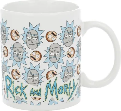 Produktbild von Rick & Morty Tasse 325ml Keramikbecher im Geschenkset Kultserie
