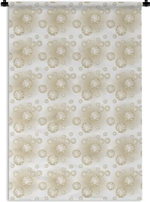Produktbild von MuchoWow® Wandteppich Wandbehang Weihnachtskugeln - Winter - Weihnachten 120x180 cm Tapisserie Dekoration Wandtuch - Schlafzimmer - Dekorationen für das Haus