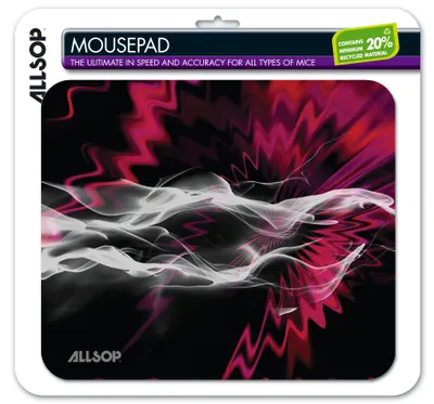 Produktbild von Allsop rote Fetzen Mouse Pad 06345