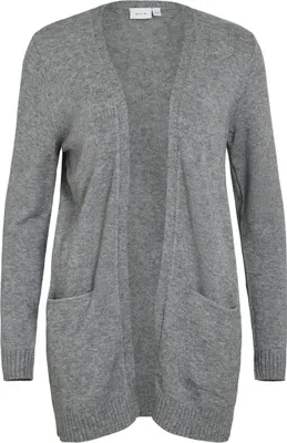 Produktbild von VILA Basic Cardigan Stretch Cozy Knit Feinstrick Jacke mit Taschen VIRIL Größe: L