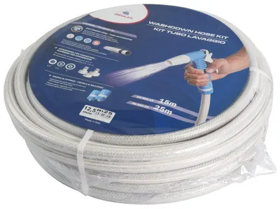 Zdjęcie produktu dla Zestaw do czyszczenia łodzi, wąż 25 m, 1 szt