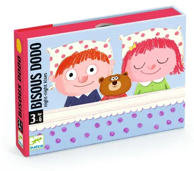 Image de Jeu de cartes Bisous de bonne nuit, Djeco