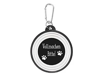 Produktbild von Hundenapf Vollmachen bitte Walkies by bb-Klostermann - Faltbarer Hundenapf to go