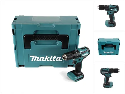 Immagine prodotto di Makita DHP 483 ZJ Trapano avvitatore a percussione brushless a batteria 18 V in valigetta MAKPAC - senza batteria, senza caricatore