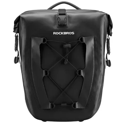 Zdjęcie produktu dla Torba Rowerowa Rockbros 30140022001 Wodoodporna Na Bagażnik - Czarna