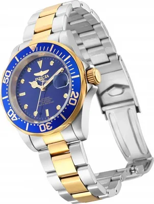 Produktbild von Invicta Pro Diver 8928 Herrenuhr - Automatikwerk - Edelstahl mit blauem Zifferblatt - 40 mm