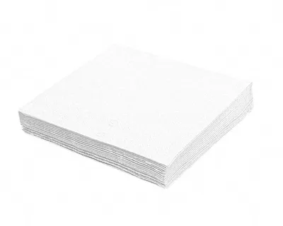 Produktbild von 400x Servietten Prägeservietten 1-lagig 30 x 30 cm weiß gute Qualität