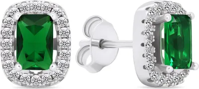 Immagine prodotto di Orecchini in argento con zirconi EA578WG