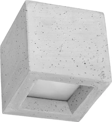 Produktbild von Wandleuchte LEO Beton 1xG9 8W Beton/Glas 10x12x12cm Sollux Lighting