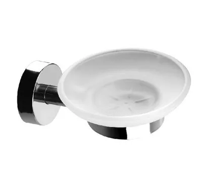 Immagine prodotto di Sanela Accessori in acciaio inox - Distributore di sapone con supporto, vetro satinato/acciaio inox lucido SLZD 13