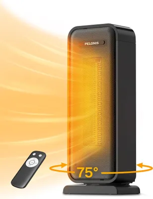 Keramik-Heizlüfter 2000 W, 2 Stufen, Timer, Fernbedienung