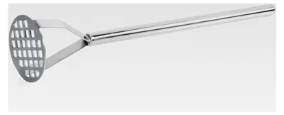 Produktbild von Kartoffelstampfer aus Chromnickelstahl, 12 cm Durchmesser, 60 cm Länge