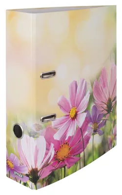 Produktbild von Motivordner / DIN A4 / 8cm Rückenbreite / "Blumen"