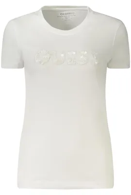 Image de T-shirt Guess blanc été : taille - L Taille : L
