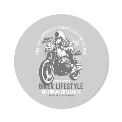 Produktbild von MuchoWow® Mauspad Mousepad Mancave - Motorrad - Oldtimer 20x20 cm - Mousepads - Maus Mat - Pad - Mausunterlage - Schreibtischmatte