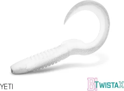 Produktbild von DELPHIN TwistaX Eeltail UVs, Gummiköder für Raubfische, 6cm, YETI, 101004024