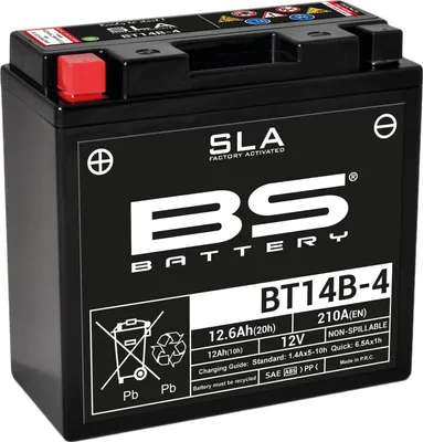 Zdjęcie produktu dla BS BATTERY SLA Akumulator bezobsługowy aktywowany fabrycznie - BT14B-4
