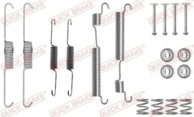 Produktbild von QUICK BRAKE Zubehörsatz Bremsbacken 105-0770 Hinten für HYUNDAI ACCENT I (X-3)