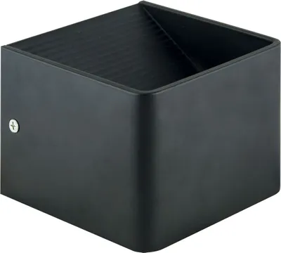 Produktbild von LED Wandlampe Aluminium Up Down neutralweiß 4000 K 300 lm Schwarz eckig
