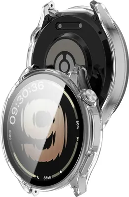 Produktbild von Schutzhülle mit Glas für OnePlus Watch Lite 45 mm / Oppo Watch S 45 mm, Bizon Case Watch Adamo, Transparent