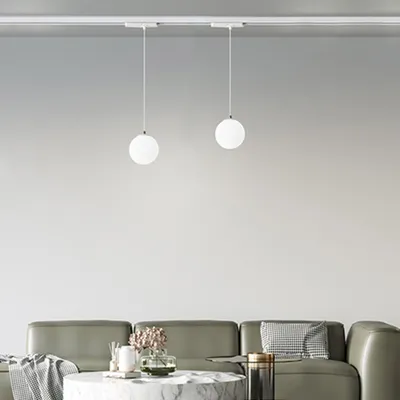 Produktbild von Moderne Aufhängung für Schienensystem Weiß Led Klein