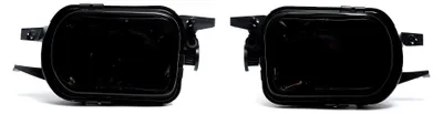 Für Mercedes W203 S203 A209 C209 R171 Nebelscheinwerfer SCHWARZ LINKS + RECHTS in der Farbe SCHWARZ von Jom Car-Parts GmbH