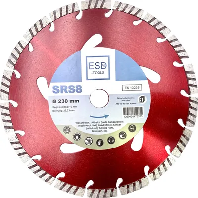 Produktbild von Diamanttrennscheibe SRS8 Beton Turbo - Ø 230 mm - 22,23 mm Bohrung