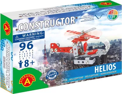 Image de Alexander Toys Constructor - Hélios (Hélicoptère) - 96 pièces