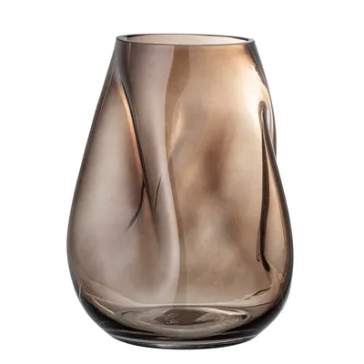 Produktbild von BLOOMINGVILLE | Ingolf Vase, Braun, Glas | L19xH26xW18 cm | 82048946