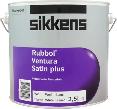 Produktbild von Sikkens Rubbol Ventura Satin Plus weiß 2,5 Liter
