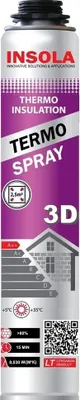 Produktbild von Insola Fassadendämmung Kellerdämmung Dachdämmung Dachbodendämmung 6x Insola Thermo Spray 3D Dose