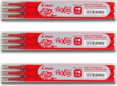 Produktbild von Pilot FriXion Point Ersatzminen 0.5 rot - 9er-Set