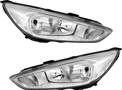Produktbild von TYC Scheinwerfer Set für Ford Focus 3 MK3 ab 2014- Chrom H1 H7 Motor